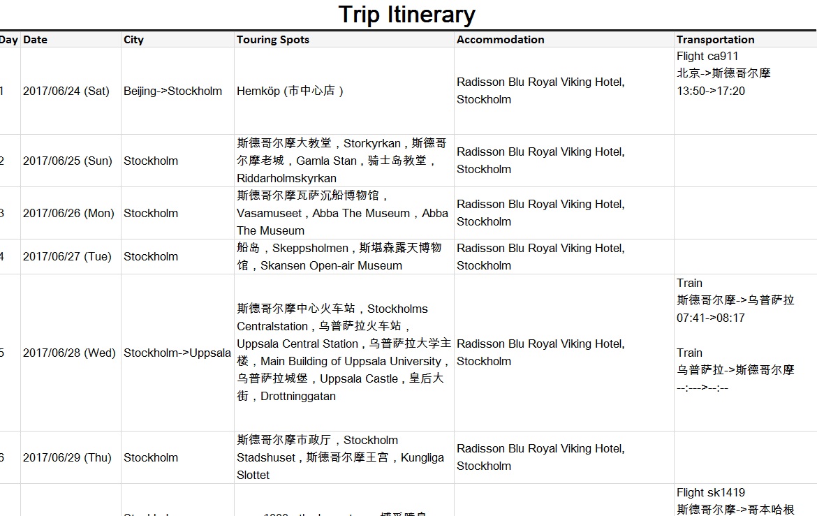 瑞典签证攻略,包含未成年儿童办理信息