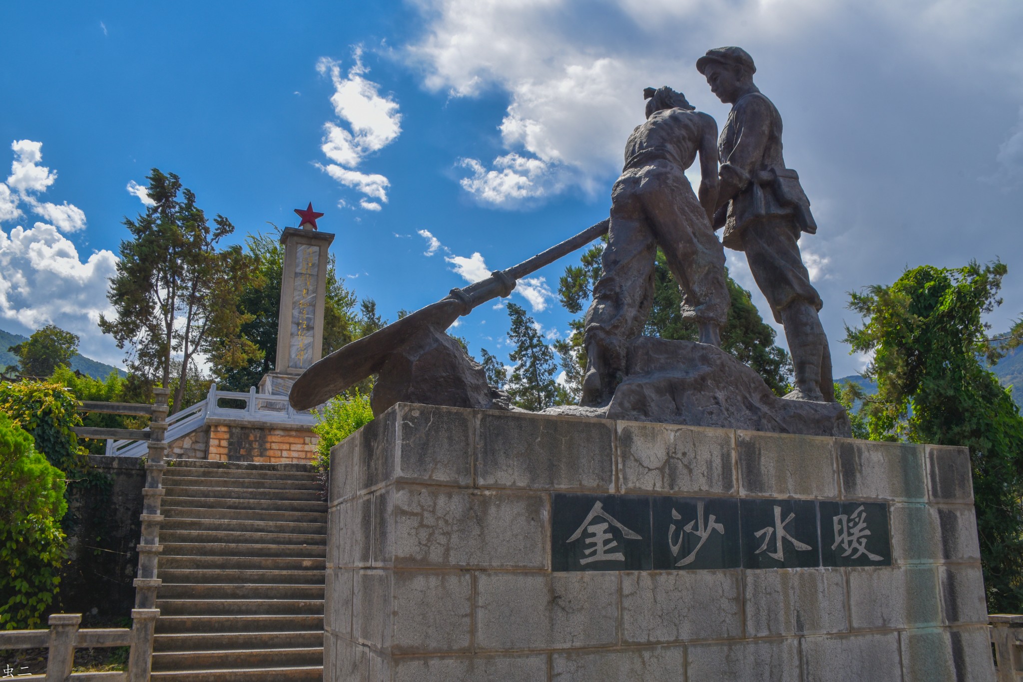 丽江长江第一湾雄古观景台正觉寺红军长征过丽江纪念馆石鼓塔古塔巡礼