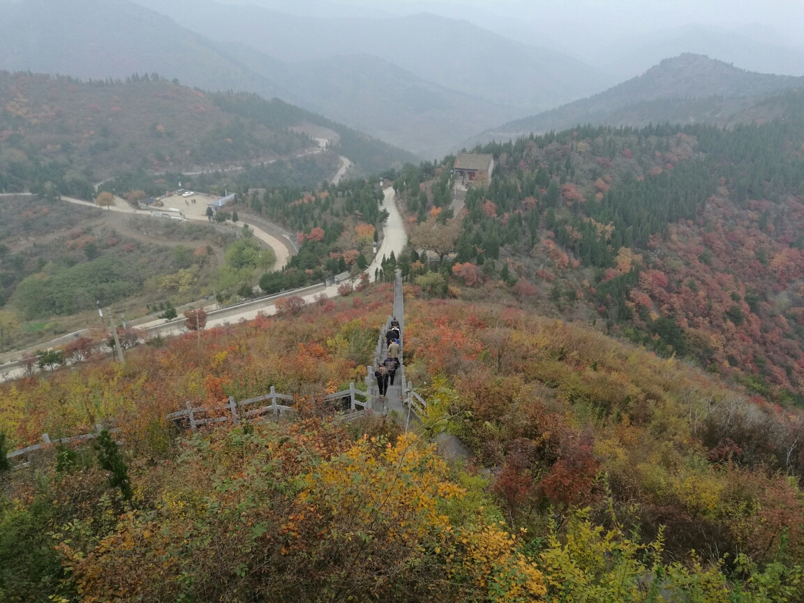 闲游安阳林州秋游柏尖山