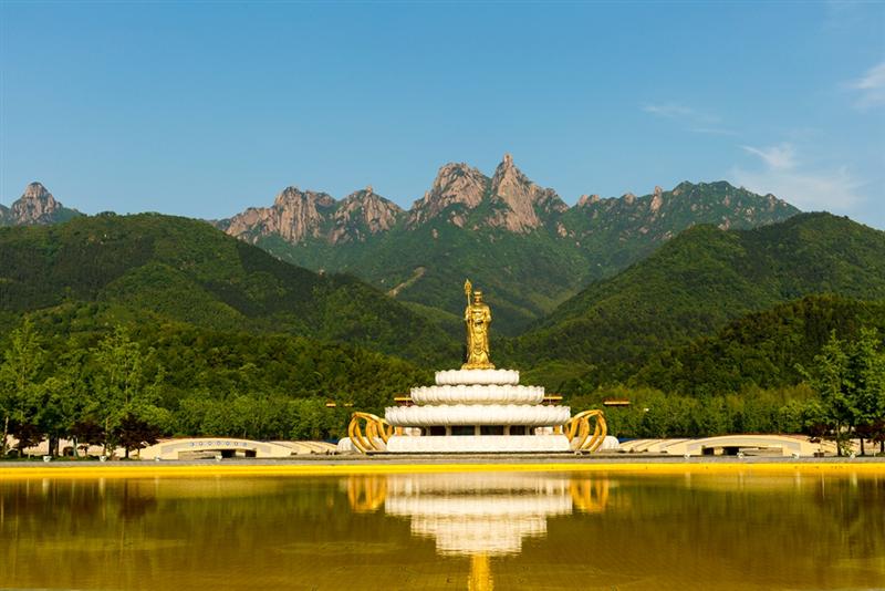 安徽九华山风景区纯玩2日游含九华山大门票1张高铁往返景区游客中心