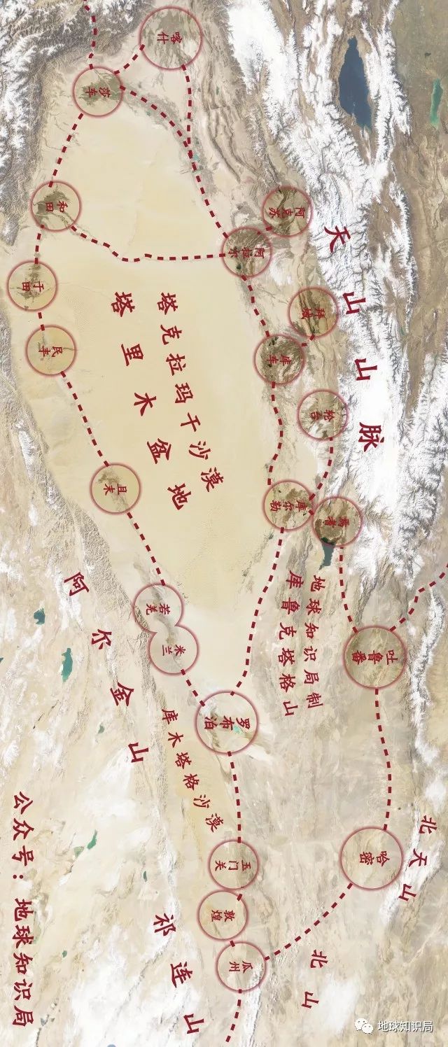 如果能够控制罗布泊周边地区,那么就可以通过塔里木河水系,将帝国的