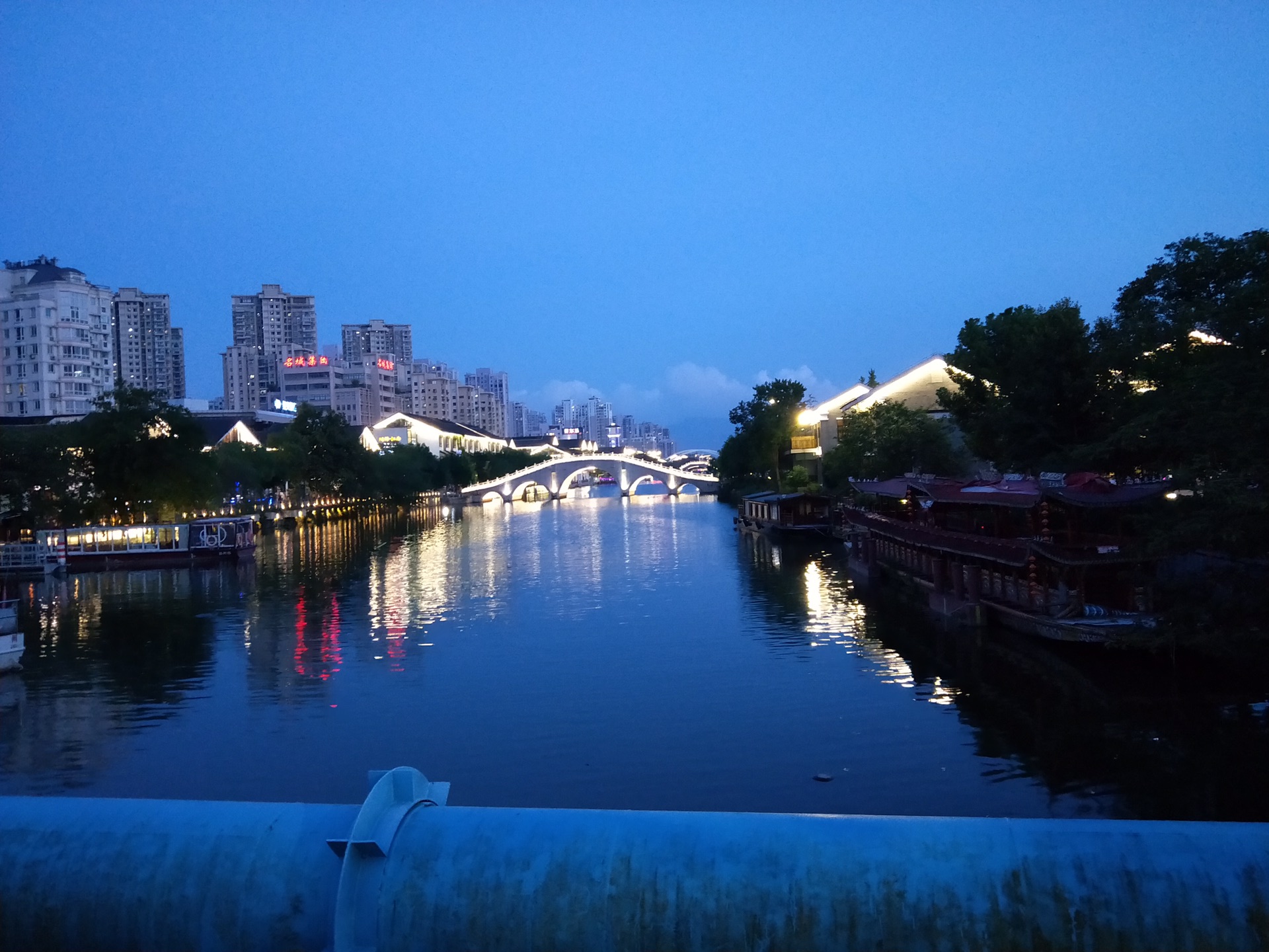 温州南塘夜游