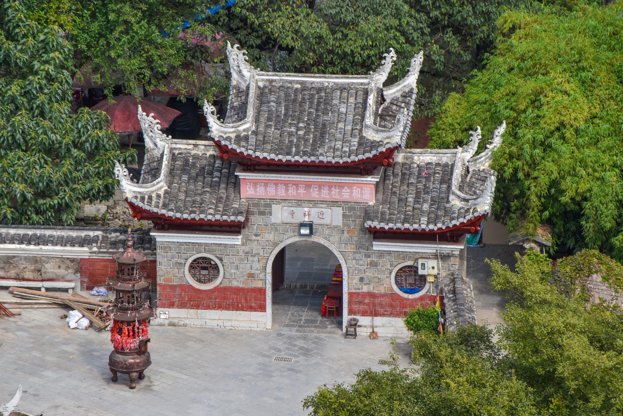 贵阳青岩古镇(2)万寿宫 慈云寺 迎祥寺 大兴国寺塔(古塔巡礼系列之280