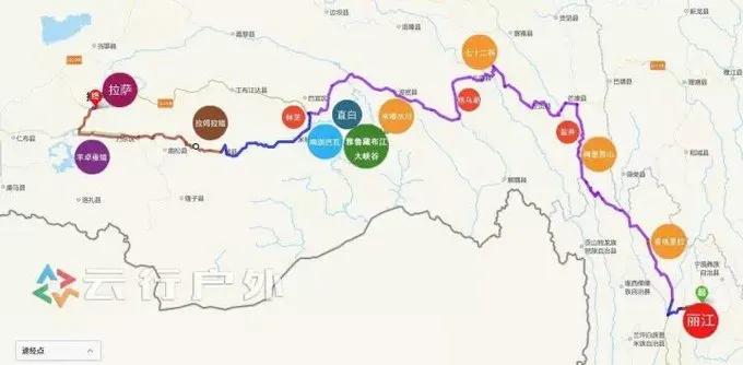 香格里拉 自由行攻略 从云南丽江出发到西藏拉萨的滇藏线(214国道)与