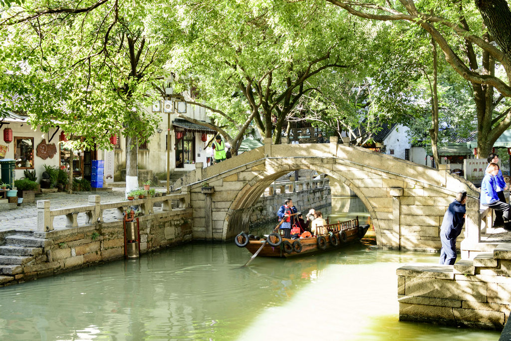 苏州同里古镇旅游区三桥景区