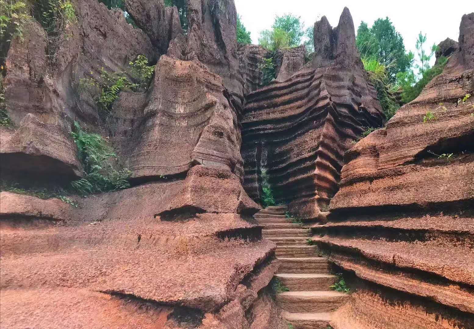 湖南湘西古丈红石林景区大门票(4a风景区/沉睡在湘西大地上的亿万年