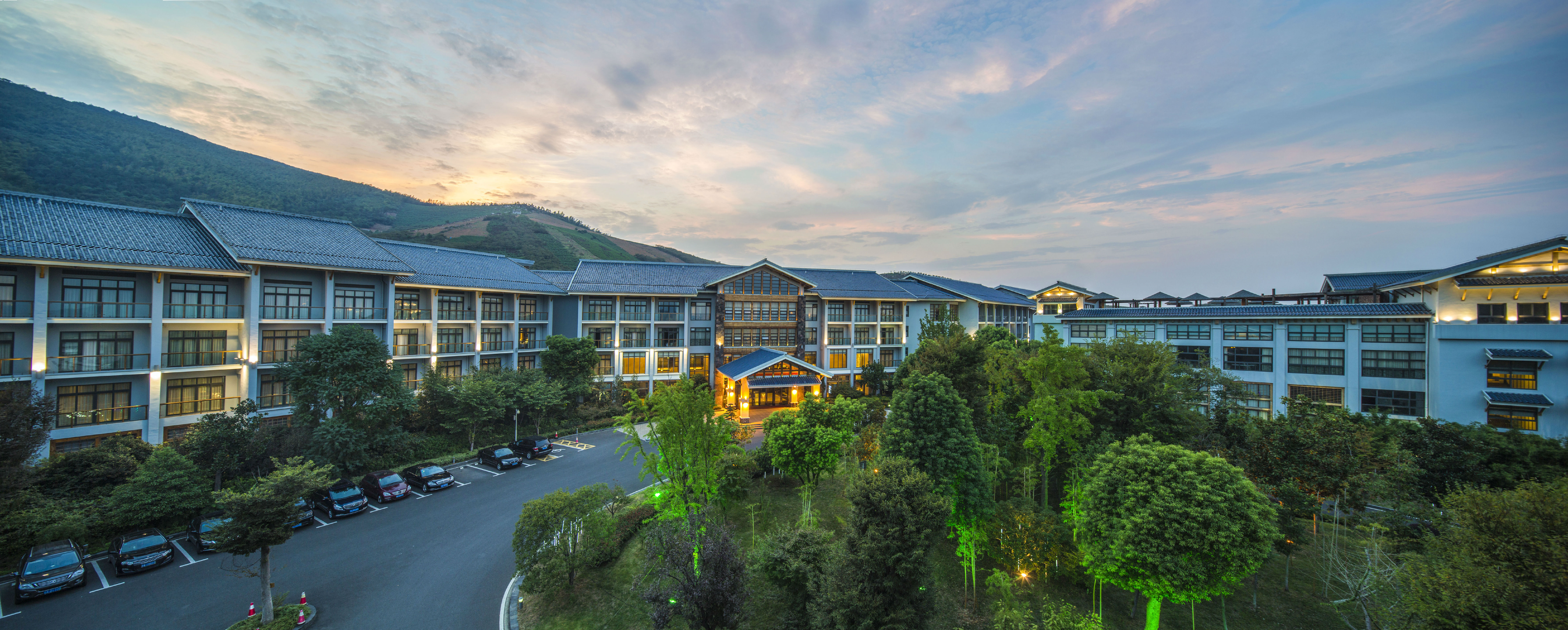常州溧阳天目湖御水温泉度假酒店(园景/山景双床 双早 天目湖南山竹海