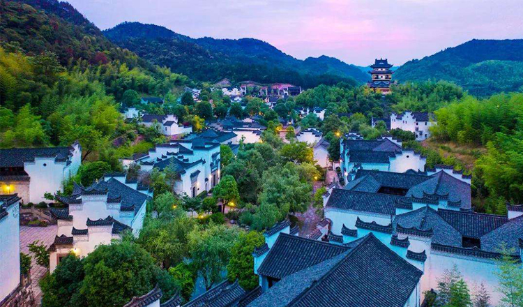 金华3天2晚武义璟园蝶来望境酒店住宿 双早 璟园古民居门票 双人温泉