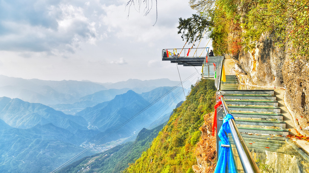 绵阳九皇山景区门票往返云中羌寨索道票