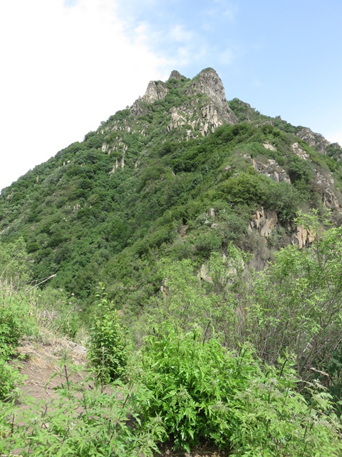 猫耳山西峰游记(北京房山南窖三合村方向登顶)