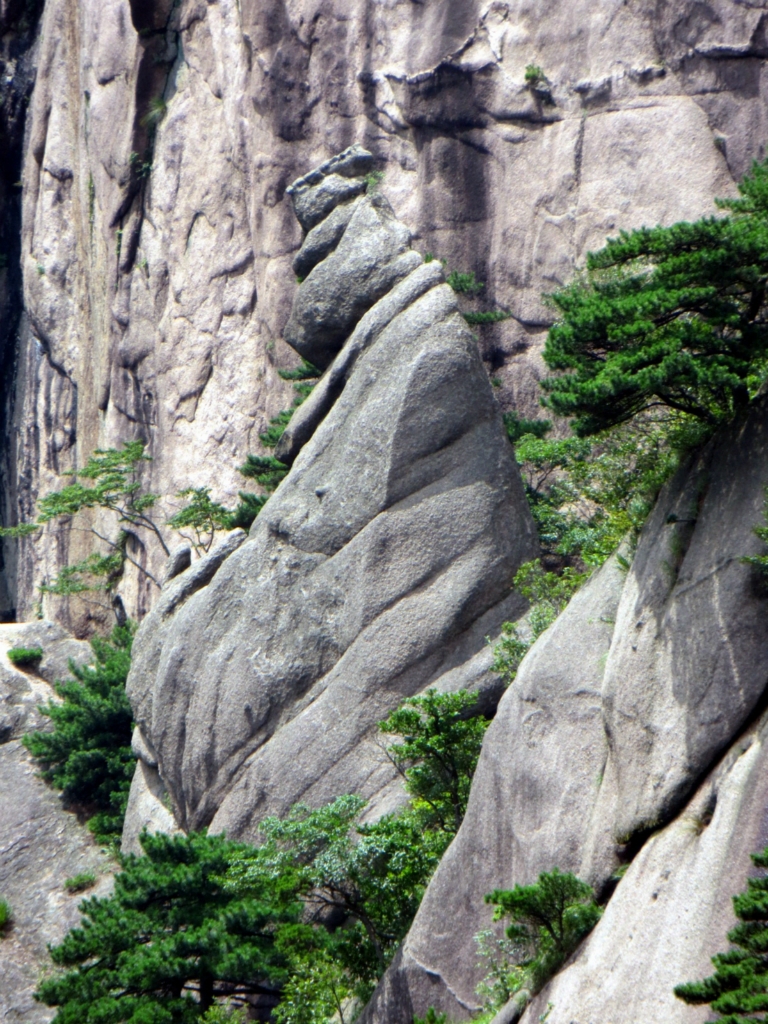 昔日黄山掠影2（怪石）