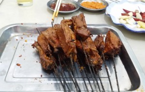 青海美食-老嚴烤羊肉