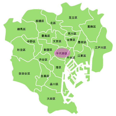 东京市区地图