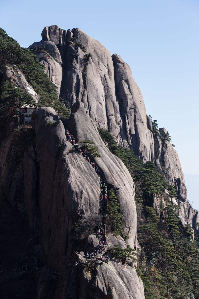 爬-天都峰,黄山自助游攻略 马蜂窝