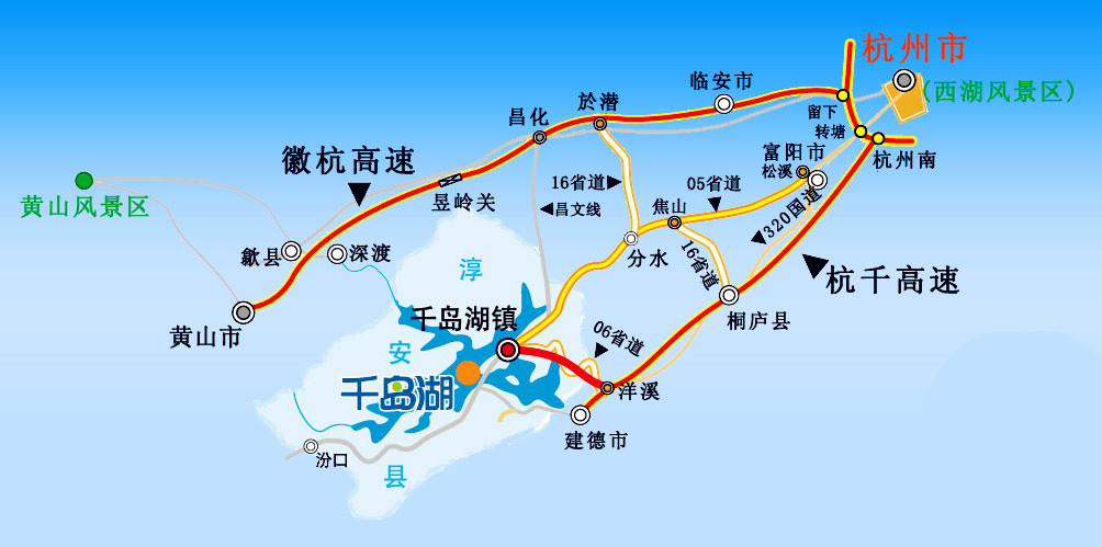千岛湖地图位置图片