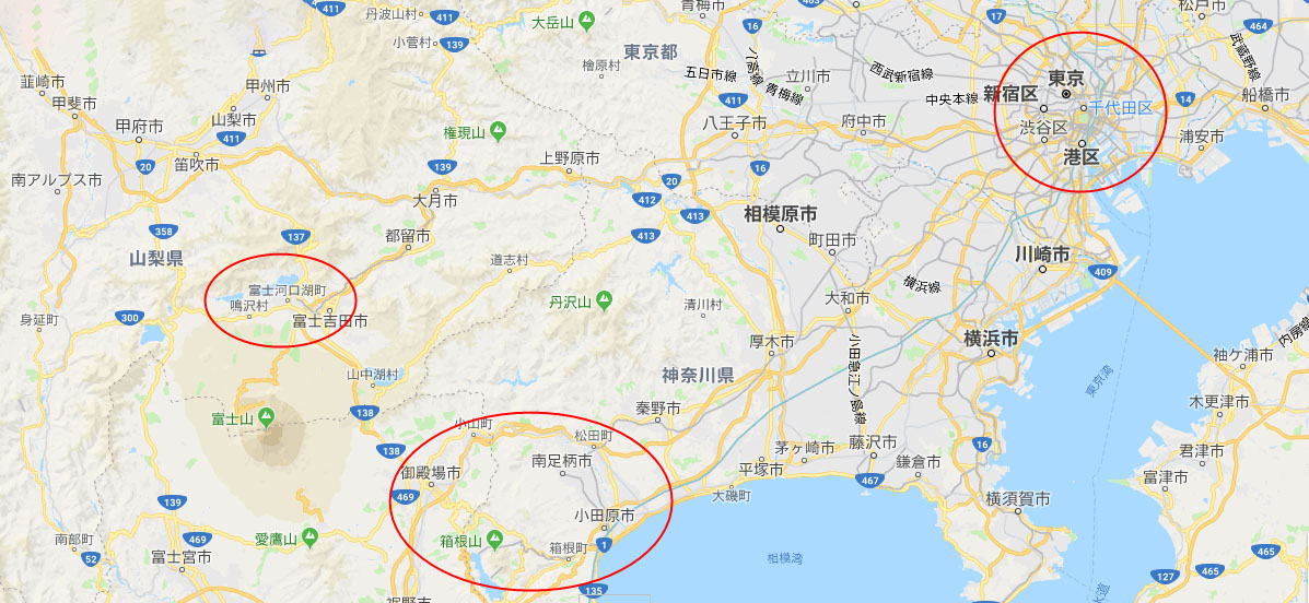 日本東京成田機場接送機 東京市區12區/富士山地區/箱根地區-成田機場