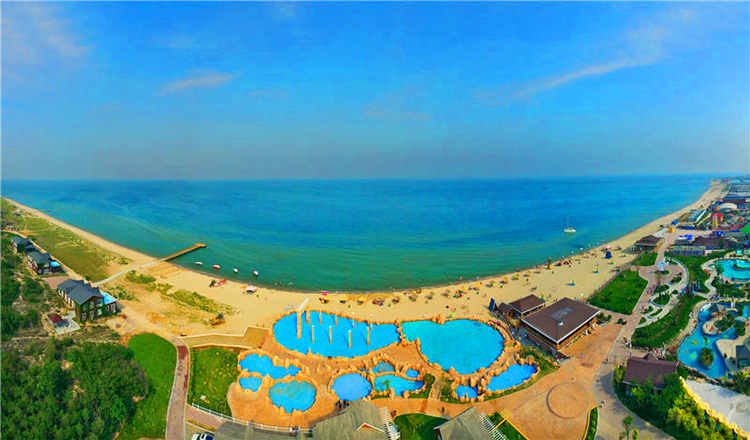 北戴河黄金海岸 渔岛海洋温泉景区 渔岛·菲奢尔海景温泉成人票 一日