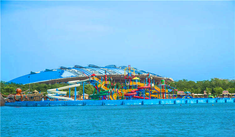 北戴河黃金海岸 漁島海洋溫泉景區 漁島·菲奢爾海景溫泉成人票 一日