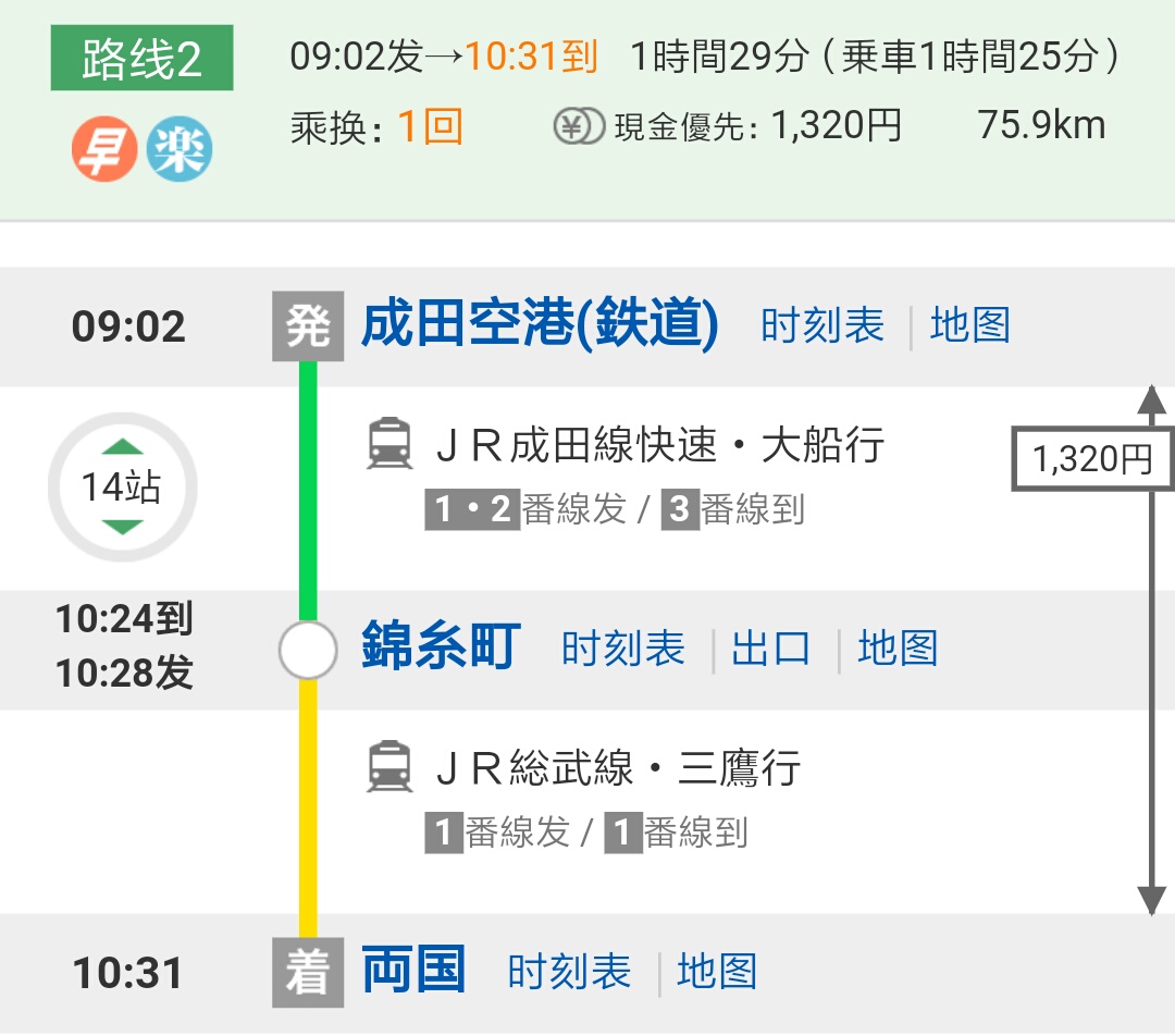 成田机场到东京两国第一酒店的详细交通方法 马蜂窝