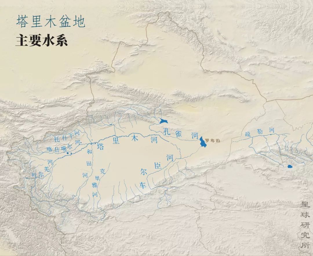 新疆罗布泊位置图片