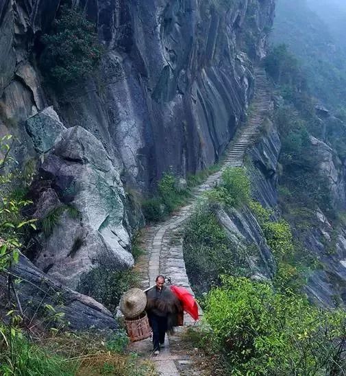 绍兴峨嵋山古道图片