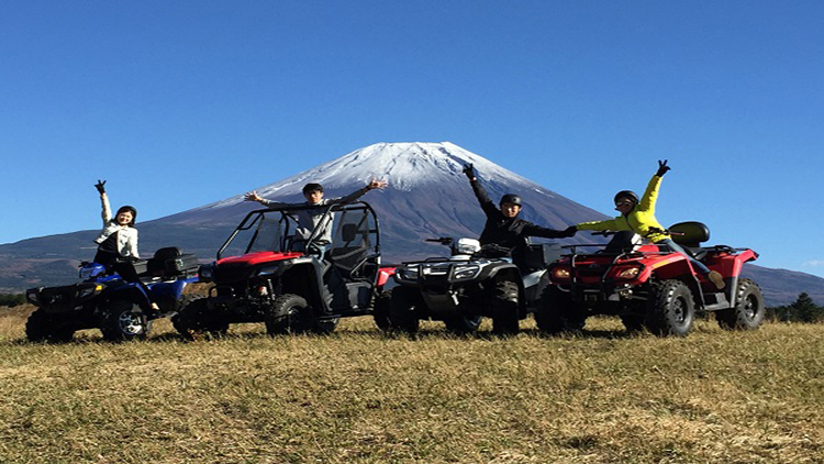 日本东京富士山四轮越野车 Sidexside越野车体验 上下午可选 马蜂窝自由行 马蜂窝自由行