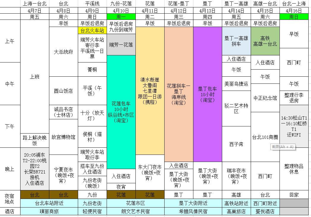 台湾环岛自驾游安排几天比较好 马蜂窝