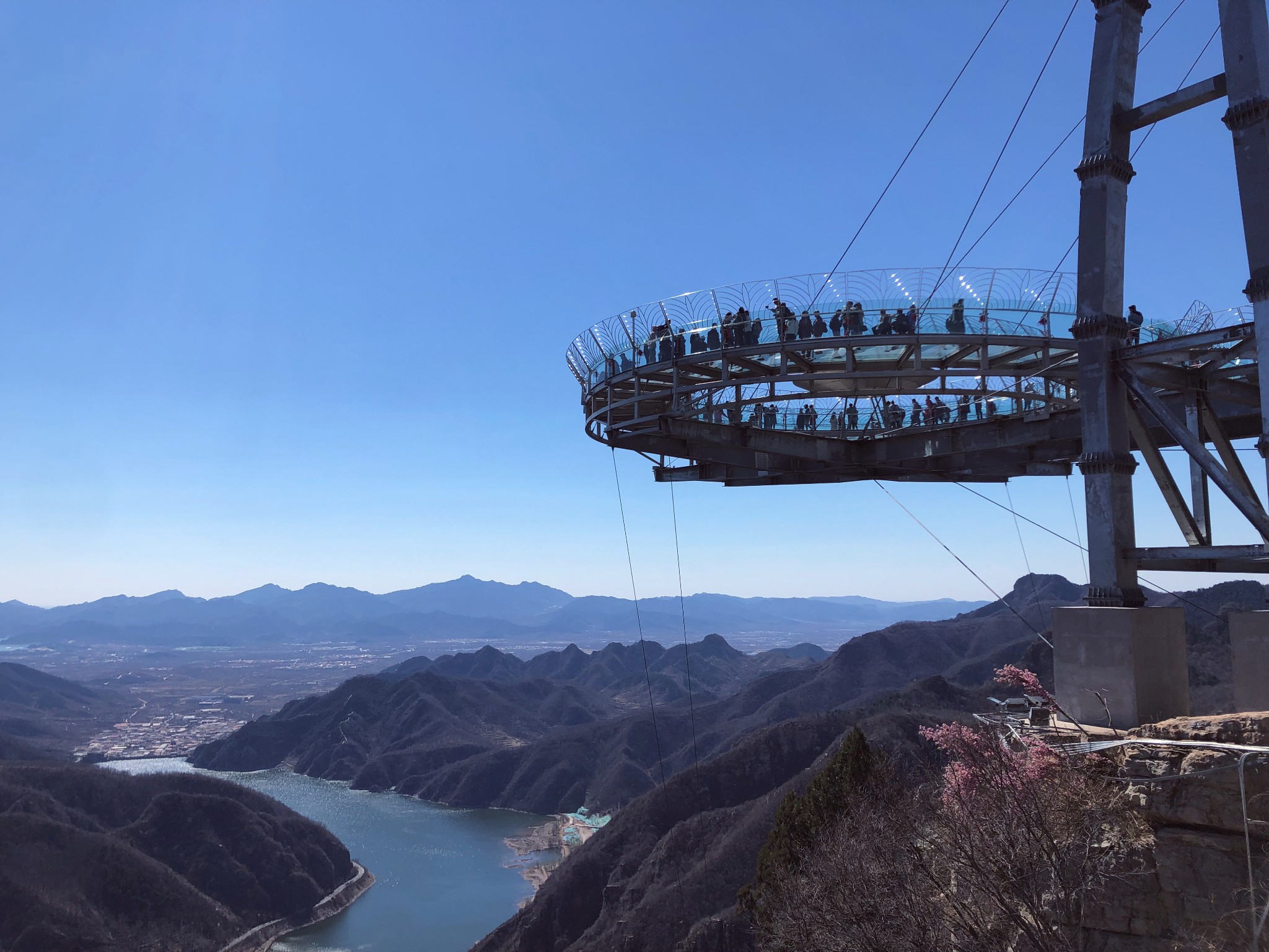 京东石林峡ufo玻璃观景台&踏春一日游