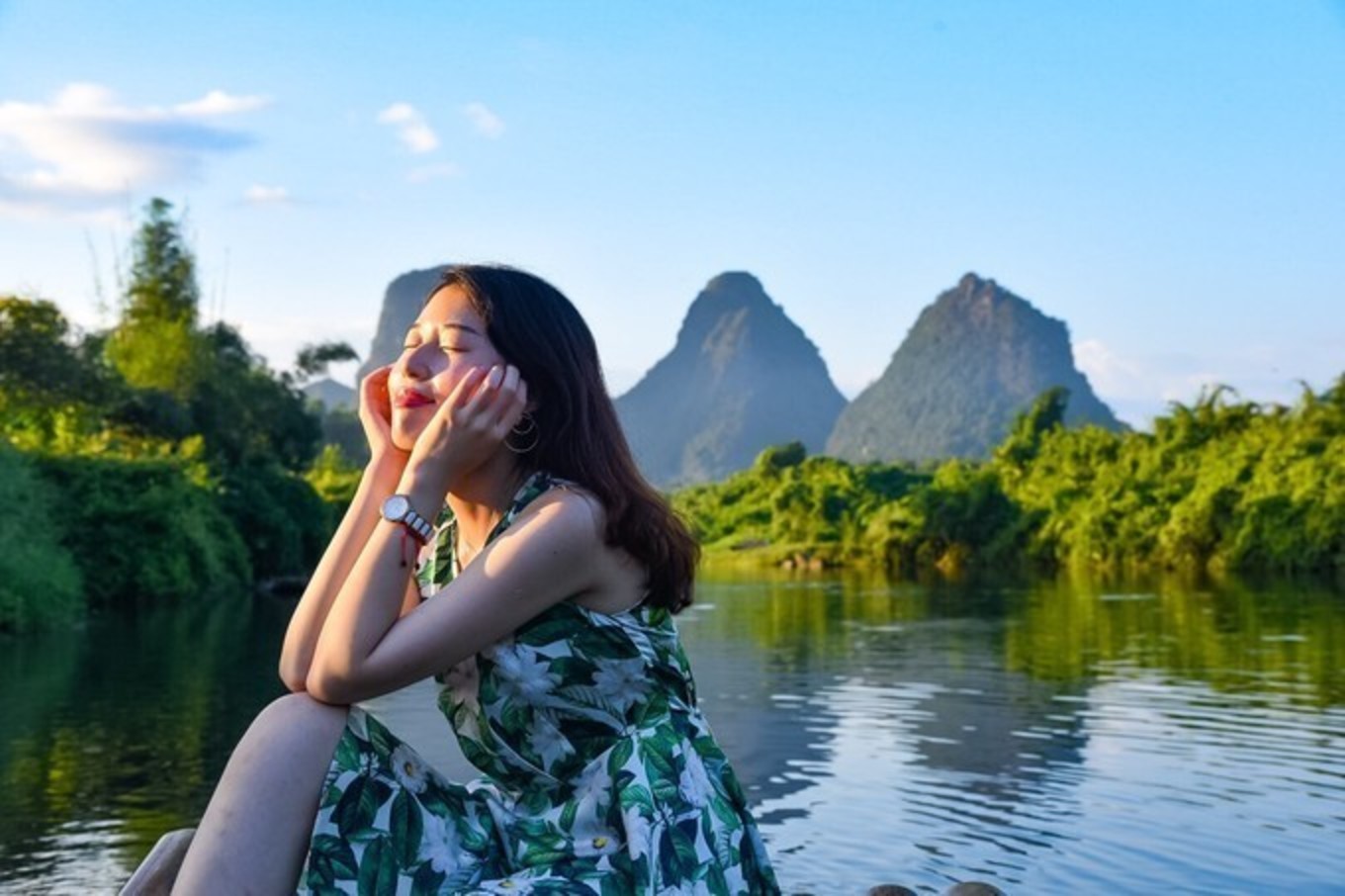 水墨漓江畔,烟雨桂林梦