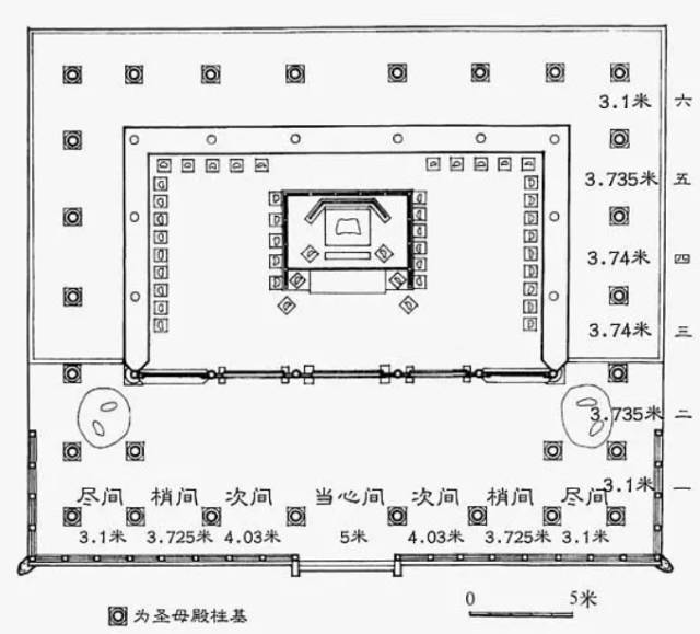 双塔寺平面图图片