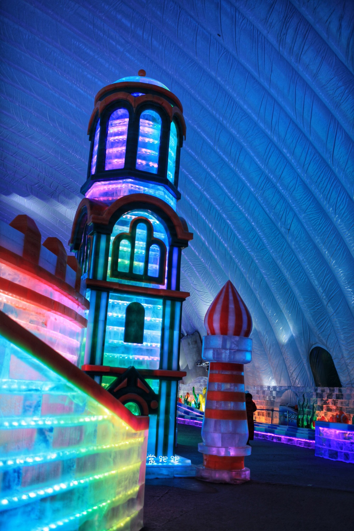 海底世界,冰冻花卉,童话世界,冰雪艺术宫,冰雪吧台等随便一处布景都是