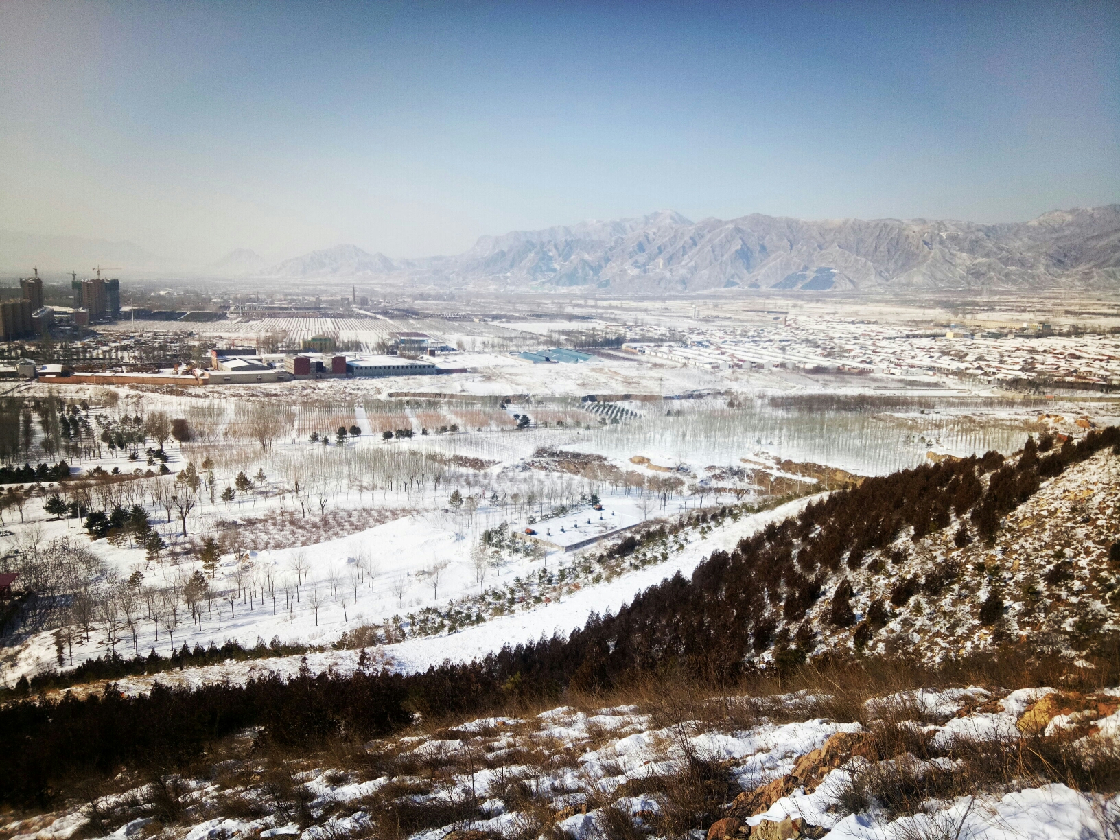 2019-12-1河北懷來沙城北山公園爬山,懷來旅遊攻略 - 馬蜂窩