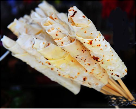 大理美食-老奶奶烤乳扇