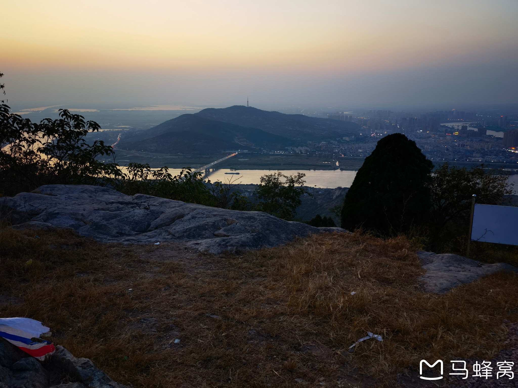 记怀远东山or涂山的日出日落夜景