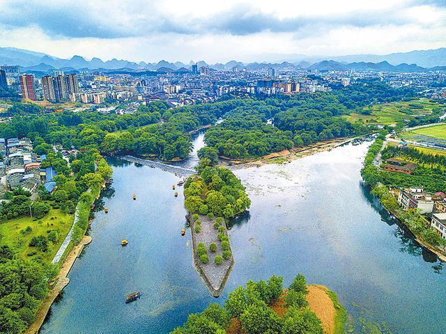 灵渠十里画廊 遇龙河竹筏漂流 桂林天空之城如意峰 全景漓江四星豪华