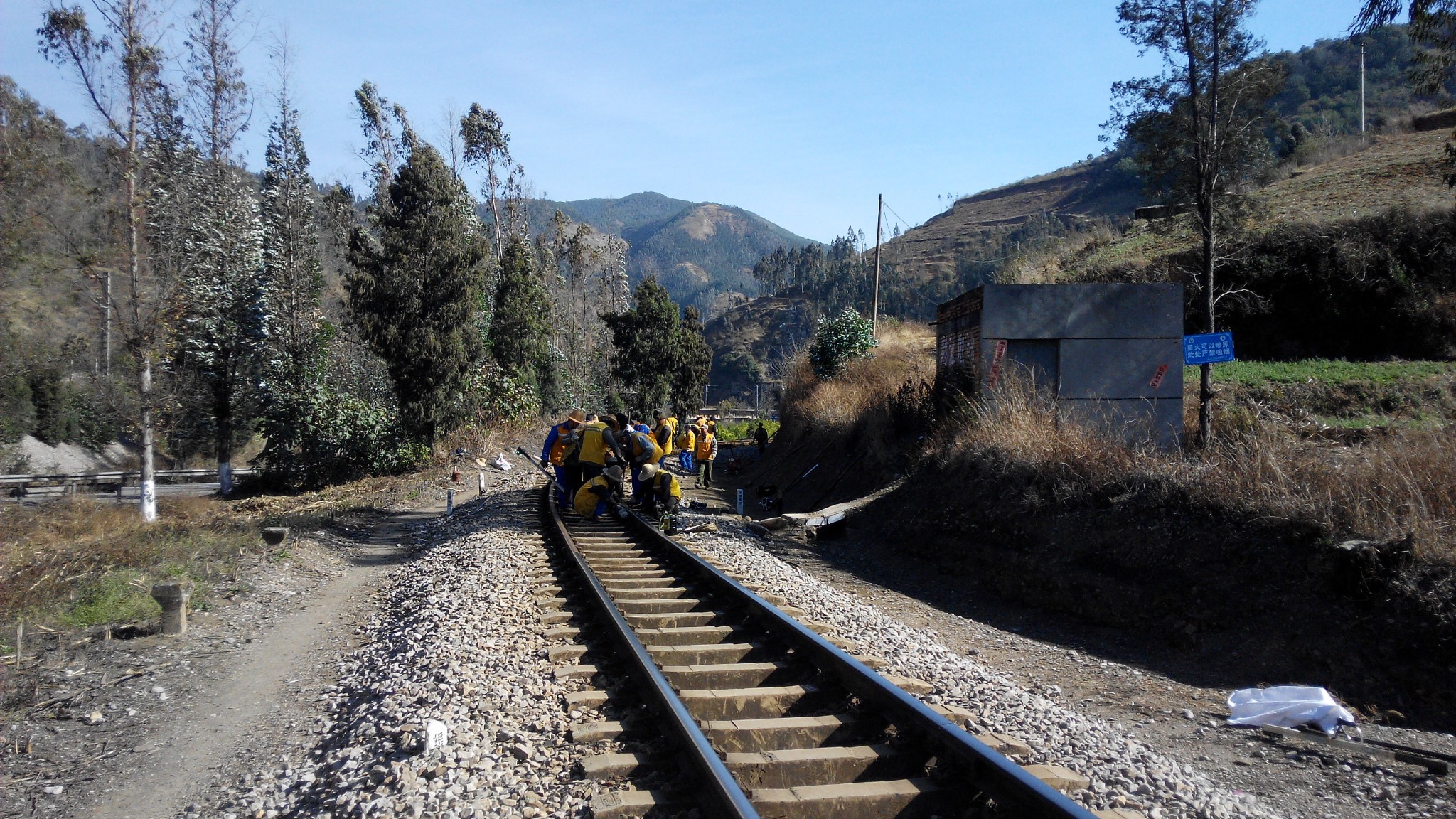 滇越铁路~徒步~行者在路上(可保村车站-11号桥-53公里处)亲们先上片片