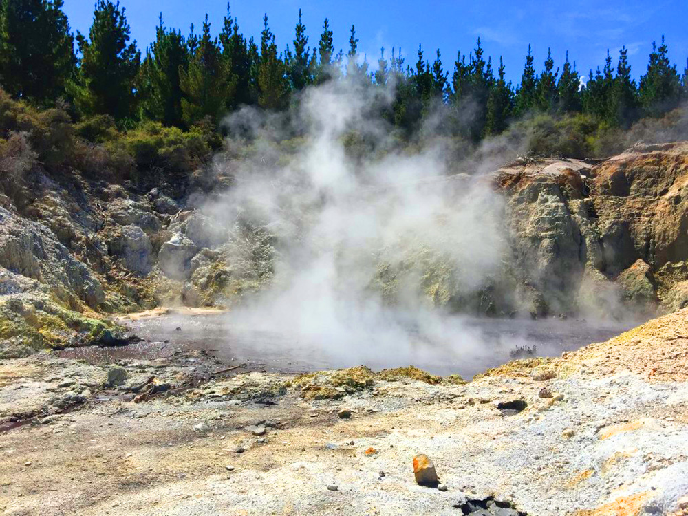 罗托鲁瓦 地狱之门地热保护区门票(火山泥浆浴 温泉spa可选)