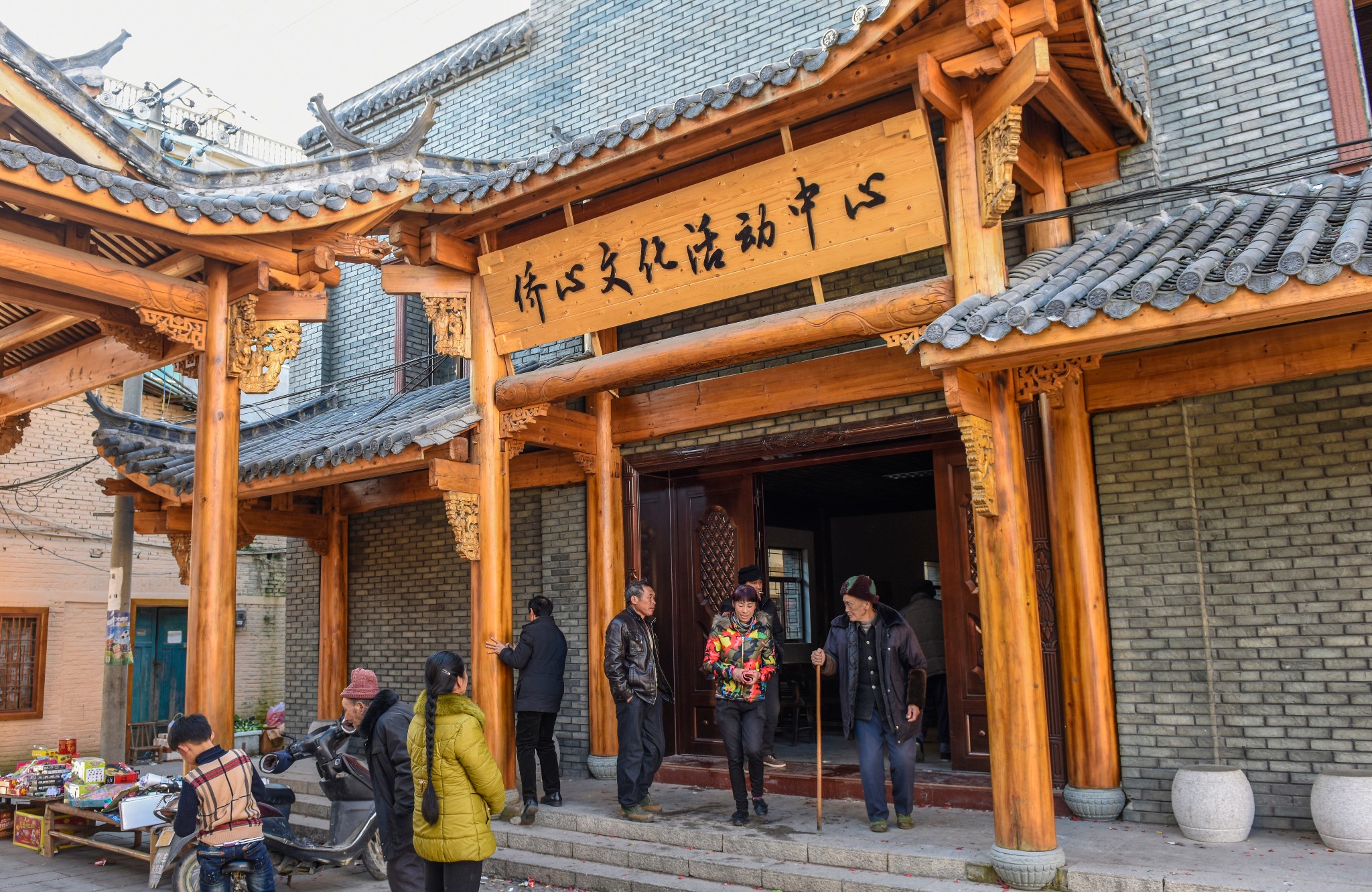 仁泽大埠美丽乡村松溪大布民俗文化村